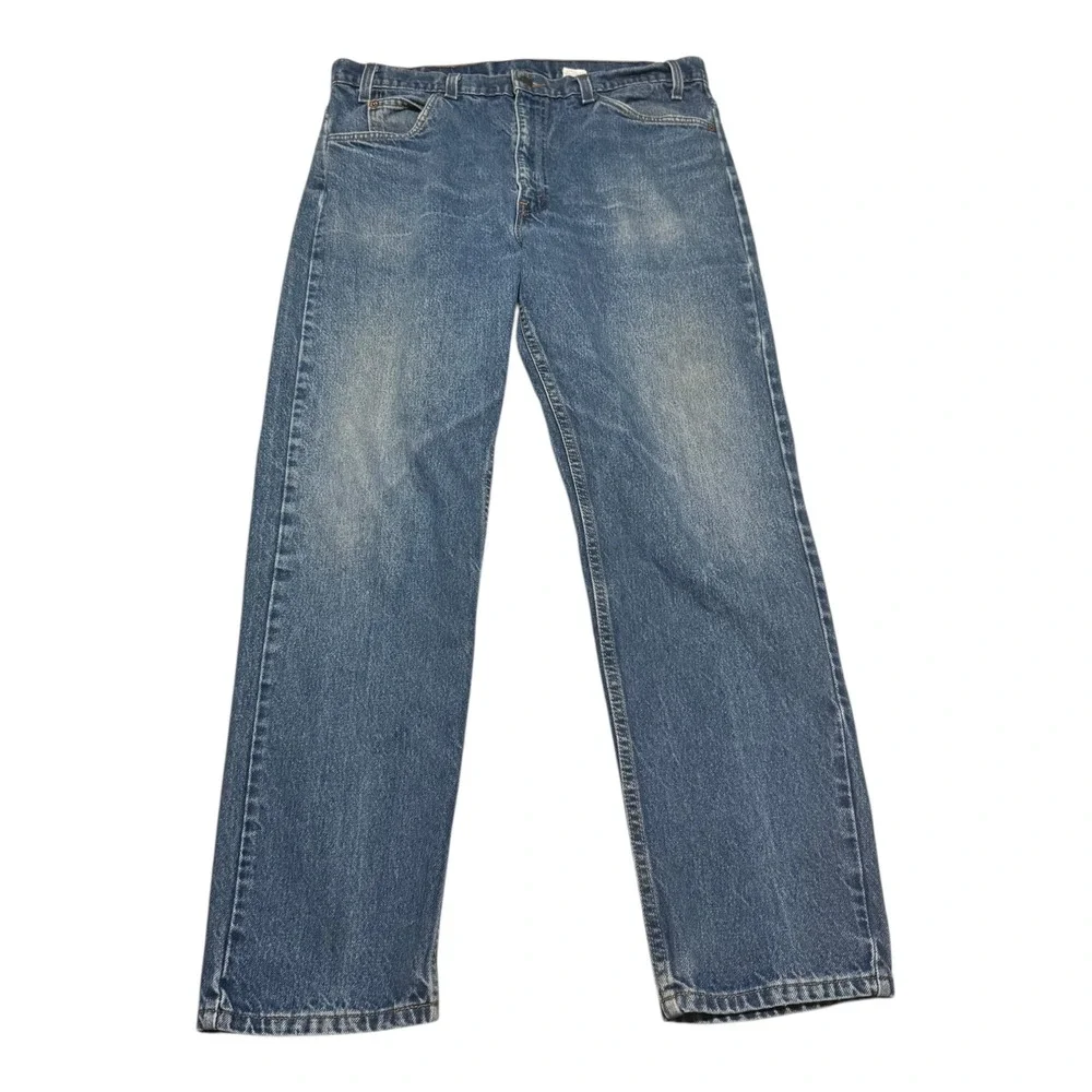 Vintage 1995 Levi's 505 Regular Fit Straight Leg Jeans Mens 38x32 (Fit 37x30.75)